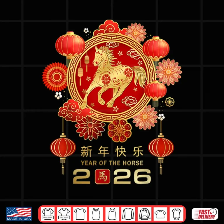 Design Chinese New Year 2026 Year of The Horse Shirt