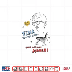 Design Napoleon Dynamite Tina Get Your Dinner Sketchbook Shirt