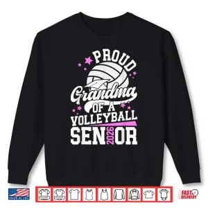 Sweatshirt Proud Grandma of A Volleyball Senior Grandma 2026 Shirt
