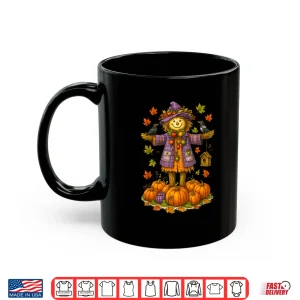 Mug Scarecrow Autumn Harvest Fall Season Pumpkin Thanksgiving Shirt
