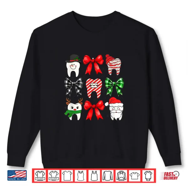 Sweatshirt Dental Christmas Tooth Holiday Shirt For Dentists Hygienists Shirt