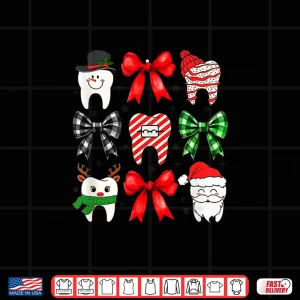 Design Dental Christmas Tooth Holiday Shirt For Dentists Hygienists Shirt