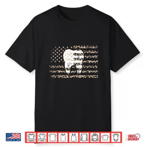 Dentist American Flag Leopard Print Dental Tooth 4Th Of July Shirt