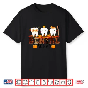 Qan7 Dental Squad Fall Autumn Thanksgiving Dental Coworkers Shirt