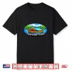 Canoe Lake Nature Relaxing Outdoor Art Flow Tee Shirt