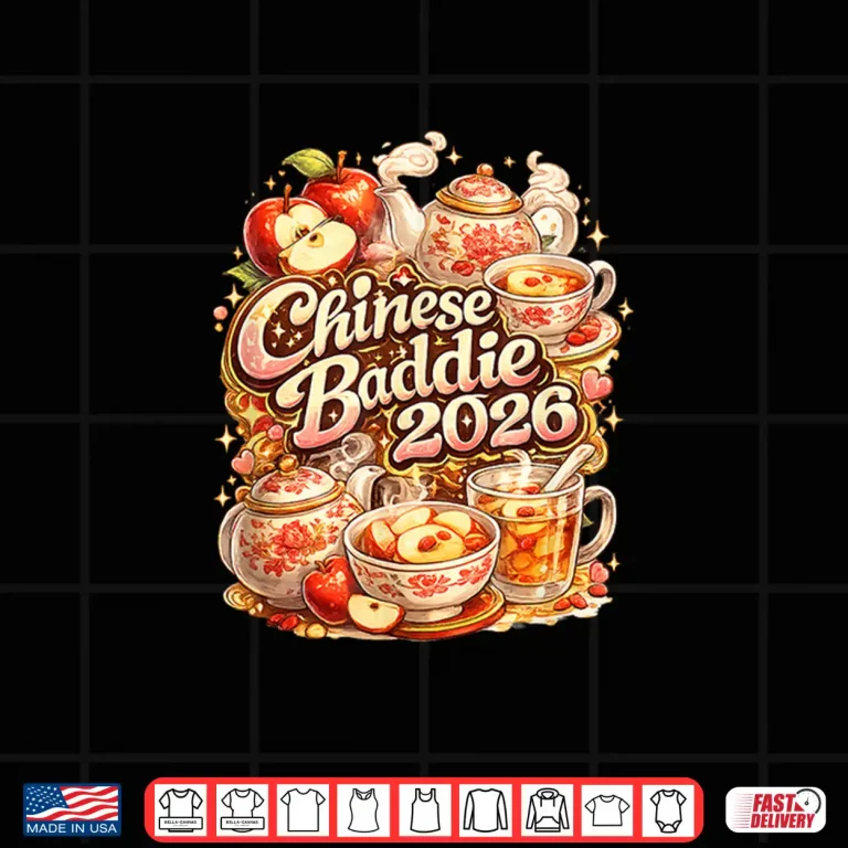 Design Chinese Baddie 2026 Boiled Apple Tea Shirt