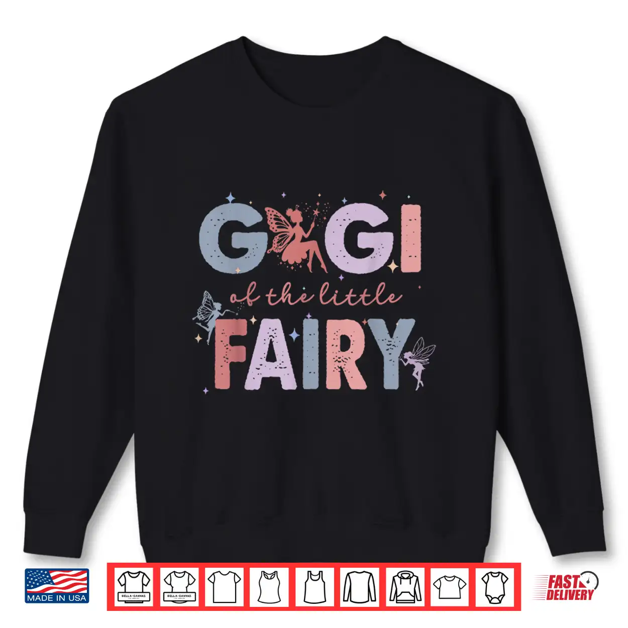 Gigi Of The Little Fairy First Birthday Girl Party Shirt Gigi Of The Little Fairy First Birthday Girl Party Shirt