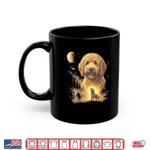 Mug Goldendoodle Howling To The Moon Vintage Shirt