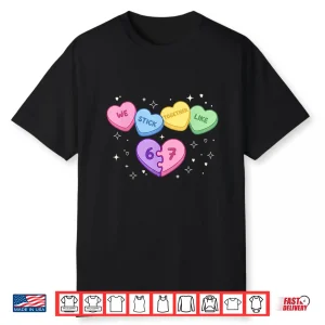 67 Kids Valentines Day We Stick Together Like Six Seven Meme Shirt