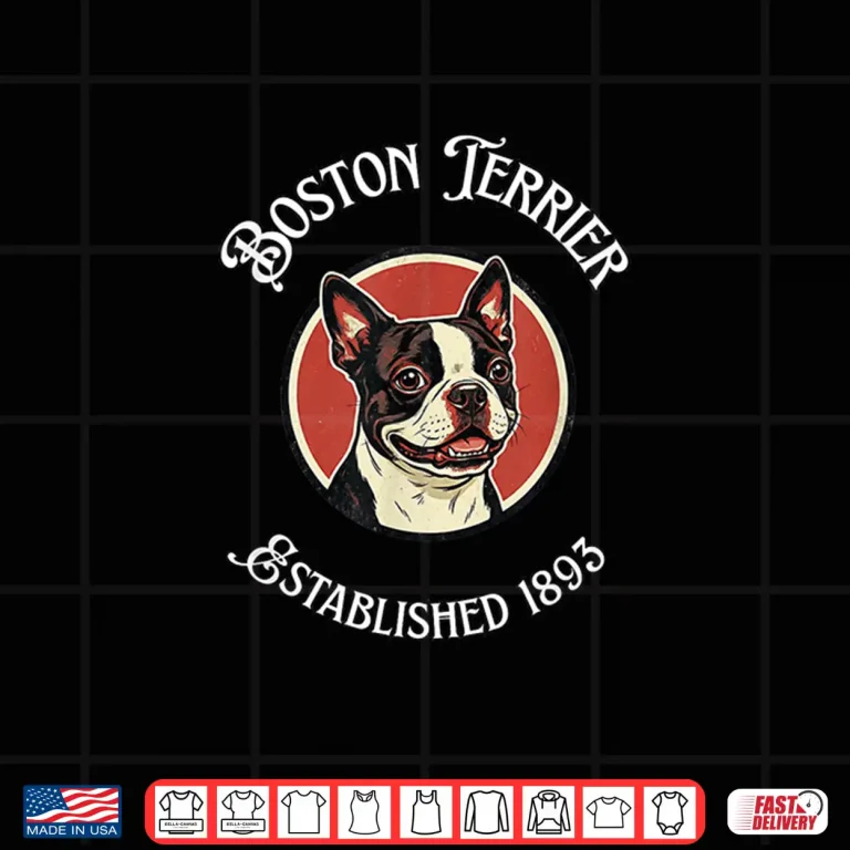 Boston Terrier Dog Breed Lover Shirt 4 Design Boston Terrier Dog Breed Lover Shirt