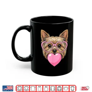Funny Cute Yorkie Dog Heart Bubble Gum Puppy Face Animal Art Shirt 3 Mug Funny Cute Yorkie Dog Heart Bubble Gum Puppy Face Animal Art Shirt