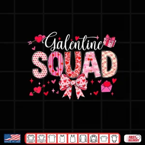 Design Galentine Squad Galentine Gang Girls Club Valentine Shirt