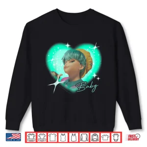 Sweatshirt Kpop Demon Hunters The Saja Boys Baby Charming Gaze Heart Shirt
