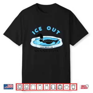 Minnesota Loon Ice Out Love Melts Ice Graphic Shirt