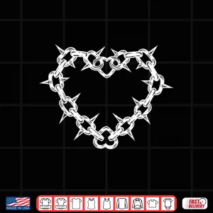 Design Punk Spike Heart Shirt