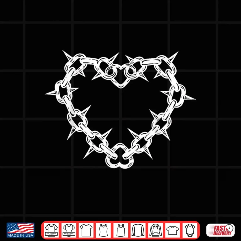 Design Punk Spike Heart Shirt