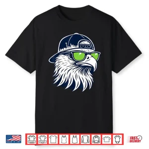 Retro Cool Bird With Sunglasses Graphic Tee