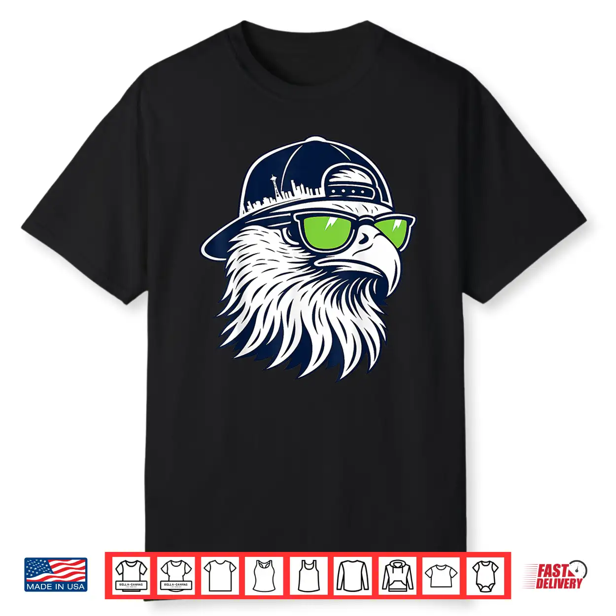 Retro Cool Bird With Sunglasses Graphic Tee Retro Cool Bird With Sunglasses Graphic Tee