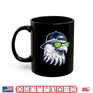 Mug Retro Cool Bird With Sunglasses Graphic Tee