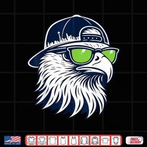 Design Retro Cool Bird With Sunglasses Graphic Tee