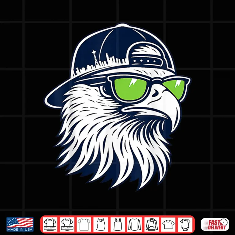Design Retro Cool Bird With Sunglasses Graphic Tee