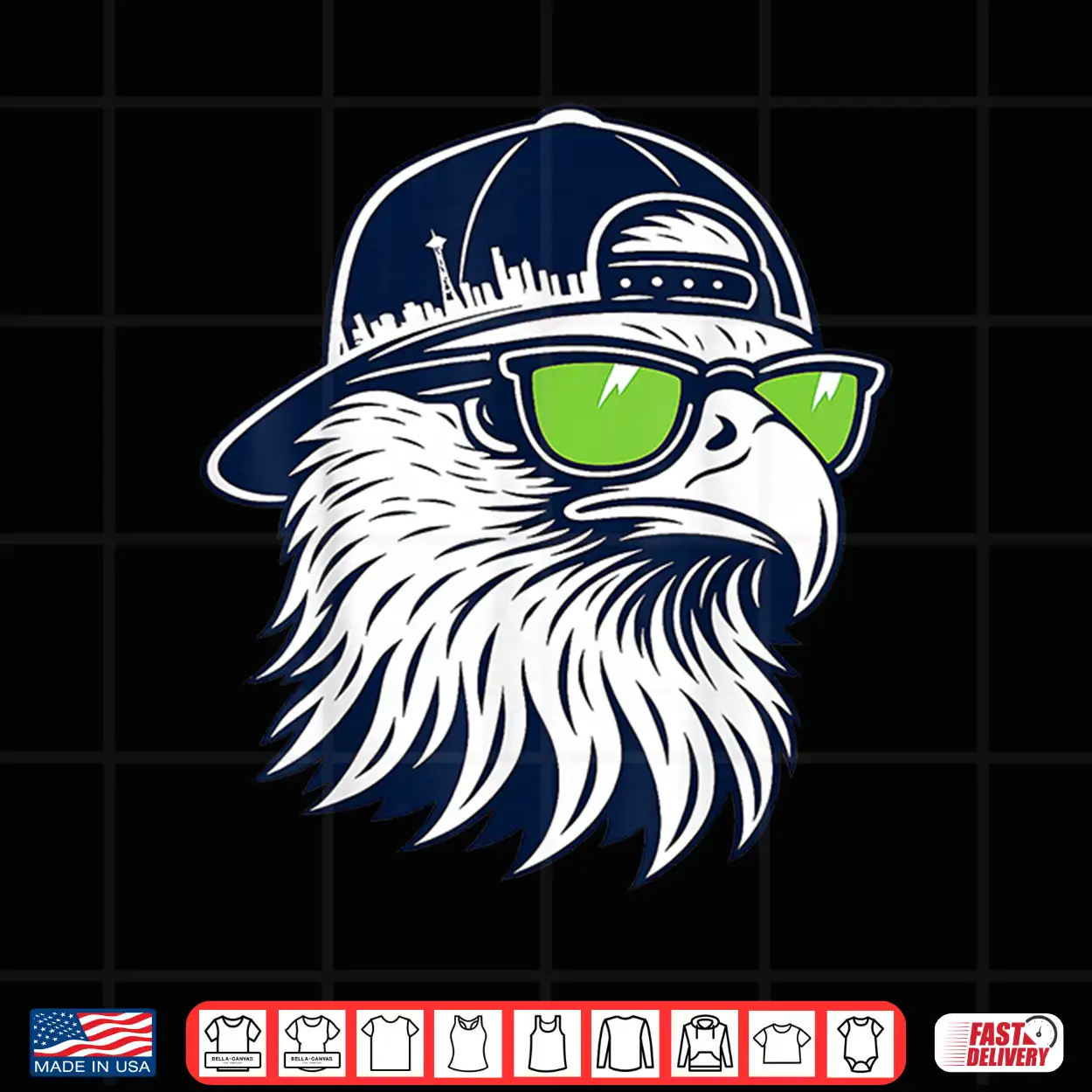 Retro Cool Bird With Sunglasses Graphic Tee Retro Cool Bird With Sunglasses Graphic Tee