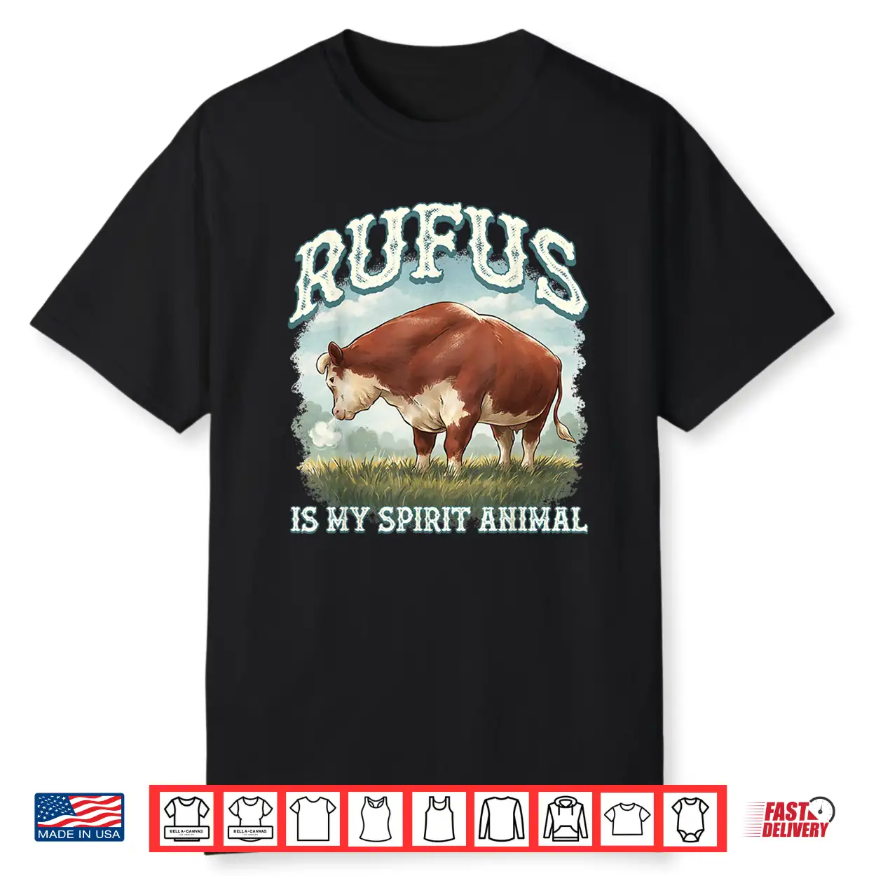 The Bull Rufus Is My Spirit Animal Shirt The Bull Rufus Is My Spirit Animal Shirt