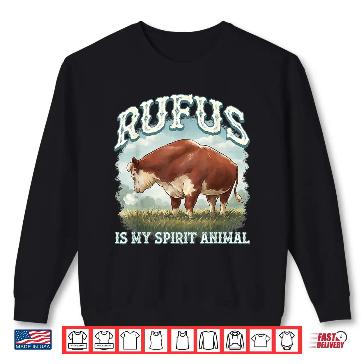The Bull Rufus Is My Spirit Animal Shirt The Bull Rufus Is My Spirit Animal Shirt