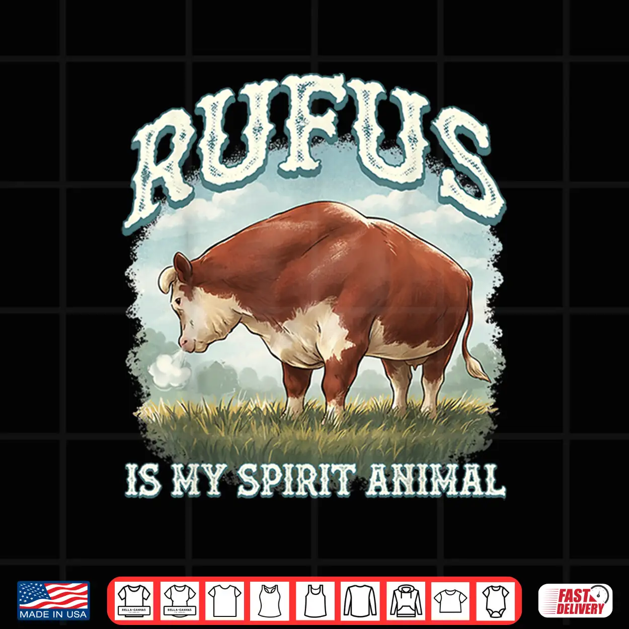 The Bull Rufus Is My Spirit Animal Shirt The Bull Rufus Is My Spirit Animal Shirt