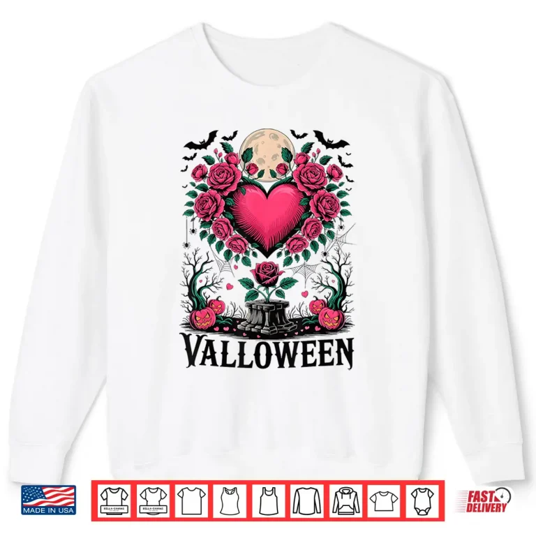 Sweatshirt Valloween Romance And Menace Shirt
