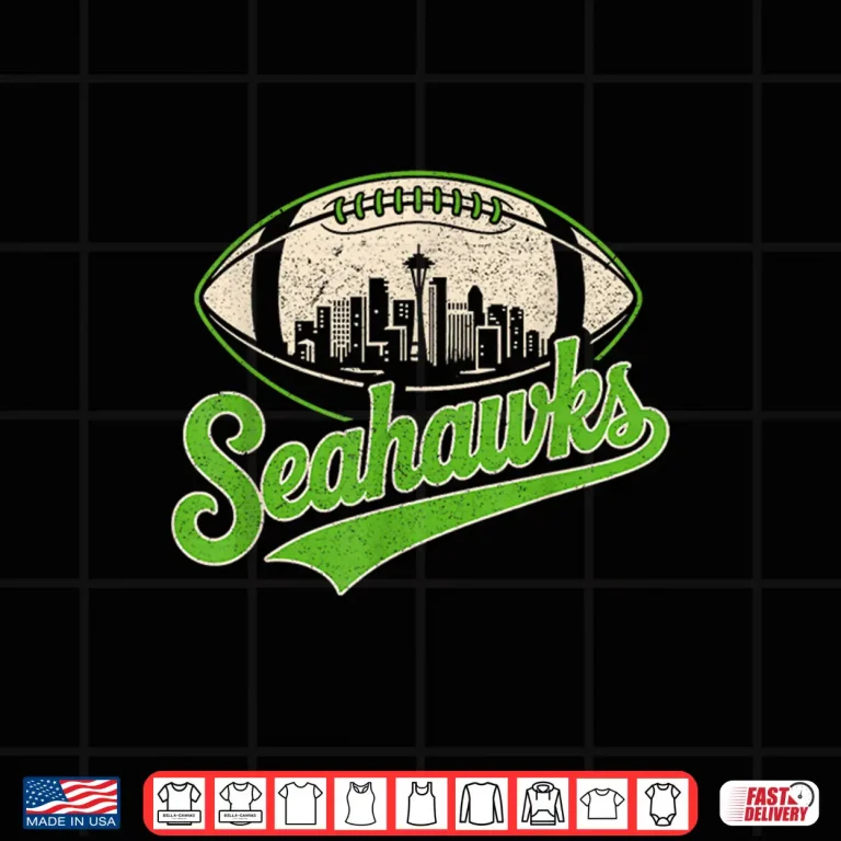 Design Sea Hawks Name Retro Vintage Gift For Men Women Boy Girl Shirt