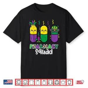 Mardi Gras Pharmacy Squad Matching Pharmacists Men Women Shirt