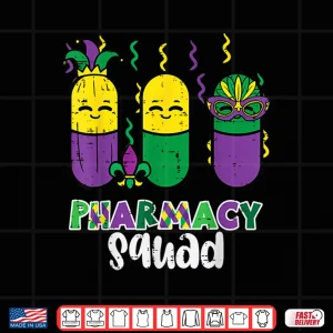 Mardi Gras Pharmacy Squad Matching Pharmacists Men Women Shirt 4 Design Mardi Gras Pharmacy Squad Matching Pharmacists Men Women Shirt
