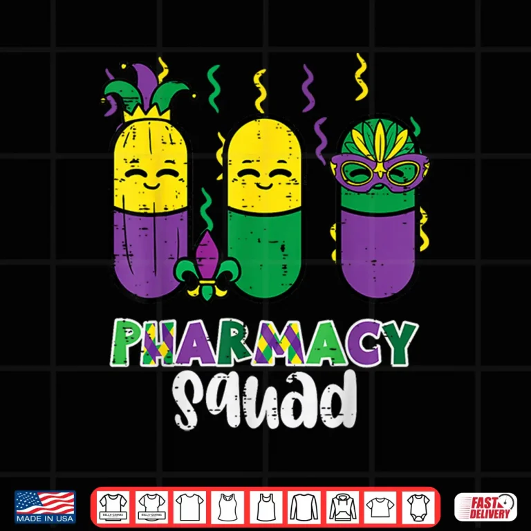 Design Mardi Gras Pharmacy Squad Matching Pharmacists Men Women Shirt