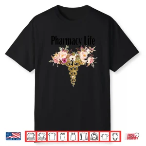Pharmacists Heartbeat Pharmacy Tech Medical Student Shirt