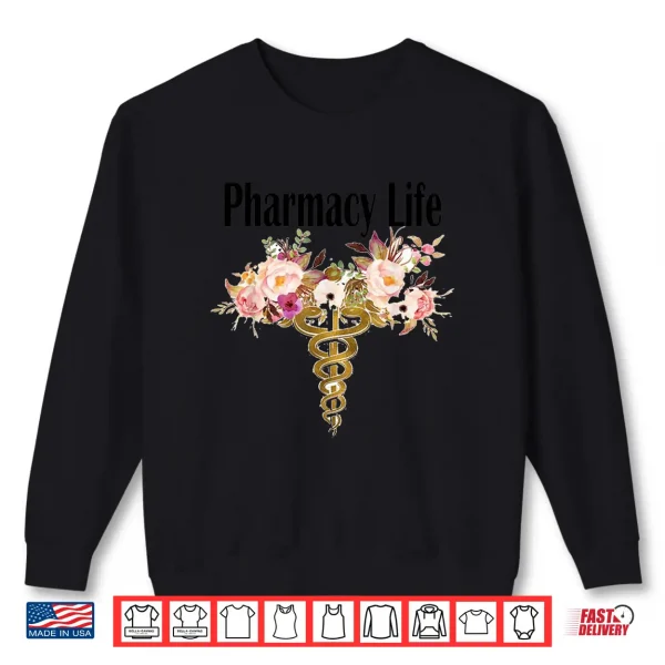 Sweatshirt Pharmacists Heartbeat Pharmacy Tech Medical Student Shirt