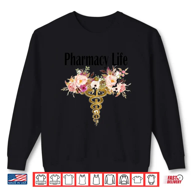 Sweatshirt Pharmacists Heartbeat Pharmacy Tech Medical Student Shirt