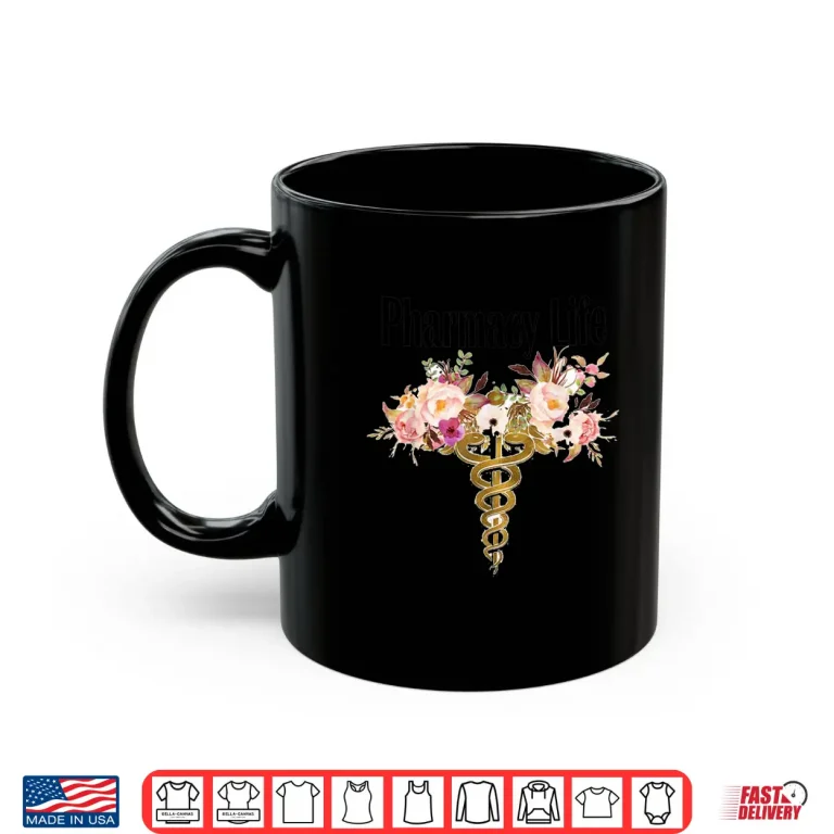 Mug Pharmacists Heartbeat Pharmacy Tech Medical Student Shirt