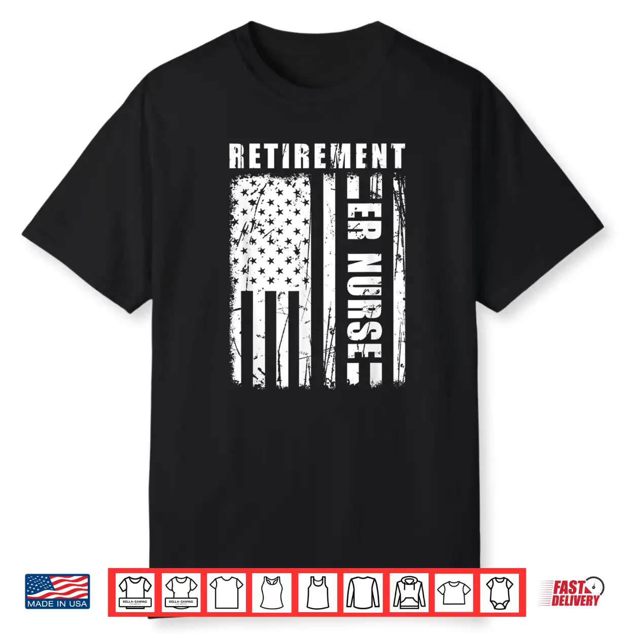 Classic American Flag Retirement Er Nurse Retired Emergency Shirt Classic American Flag Retirement Er Nurse Retired Emergency Shirt