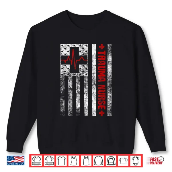 Sweatshirt Emergency Department Icu Nurses Medical Care Er Trauma Nurse Shirt