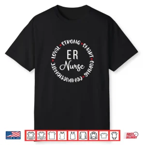 Emergency Room Nurse Gifts Er Nurses Medical Love Shirt