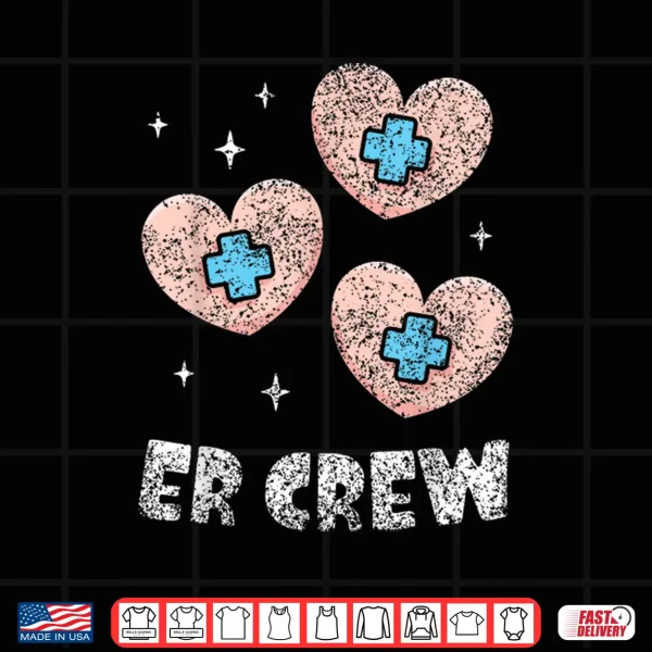 Design Er Crew Nursing Er Nurse Ed Emergency Room Nurses Shirt