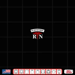 Design Er Nurse Emergency Department Registered Nurses Week Shirt