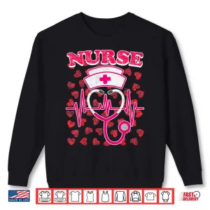 Sweatshirt Nurse Valentines Day Valentine Er Icu Nicu Rn Nurses Women Shirt