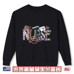 Sweatshirt Nurses Day Valentines Day Flowers Er Icu Nicu Rn Nurse Women Shirt