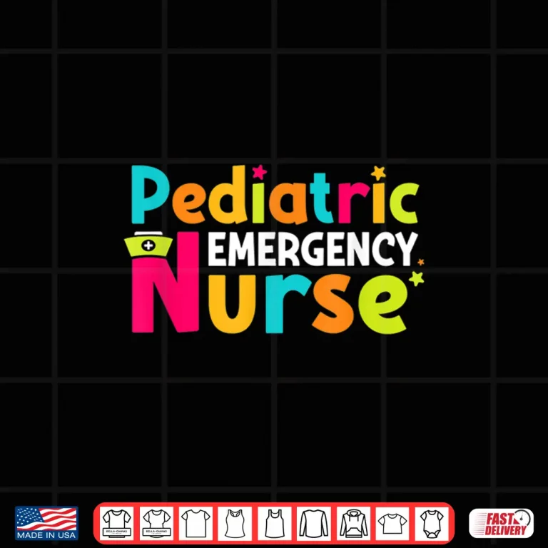 Design Pediatric Emergency Nurse Peds Rn Nursing Er Nurses Shirt
