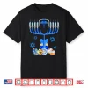 Stethoscope Menorah Jewish Nurse Hanukkah Chanukah Pajamas Shirt