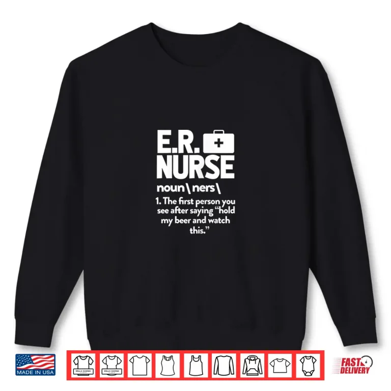 Sweatshirt Womens Er Nurse Shirt I Funny Nursing Nurses Gift Shirt