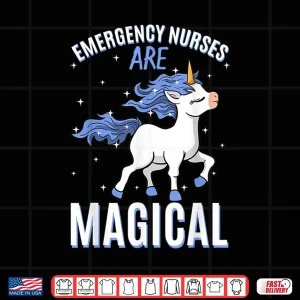 Design Emergency Nurses Are Magical Unicorn Job Er Nurse Profession Shirt