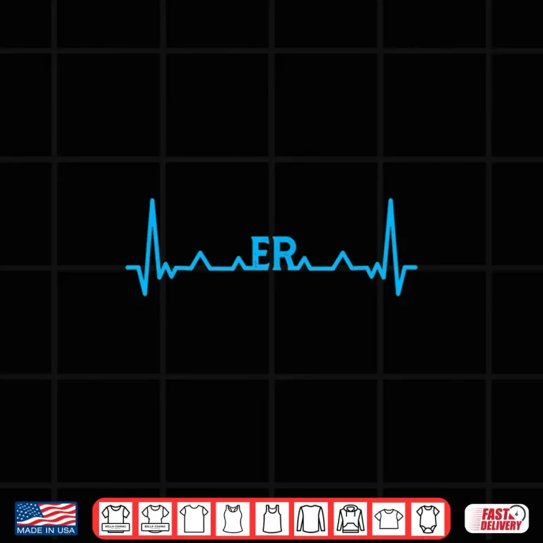 Design Love Er Nurses Heartbeat Doctor Nurse Medical Professionals Shirt
